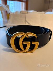 Cintura Gucci larga GG Marmont