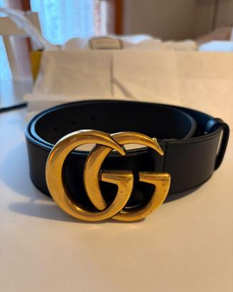 Cintura Gucci larga GG Marmont