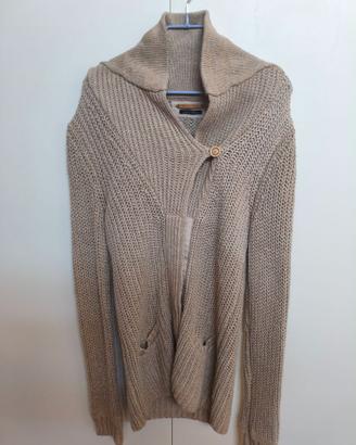 Cardigan Massimo Dutti, beige.