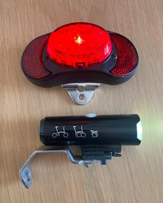 luci BROMPTON Originali anteriore + posteriore)