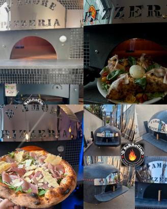 FORNO PIZZERIA IN PRONTA CONSEGNA. GAS O LEGNA