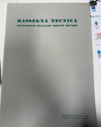 Rassegna tecnica Tibb 1965 2 uscite semestrali