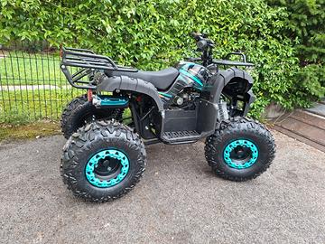 quad 125 pro r8 azzurro