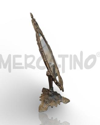 SPECCHIERA IN OTTONE ALTEZZA 55 CM
