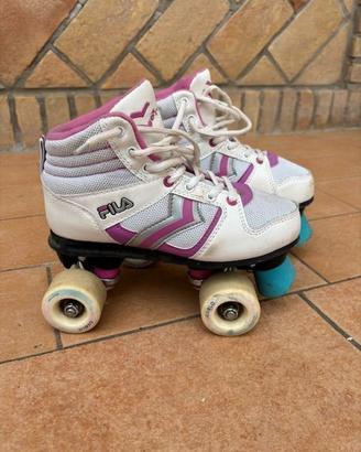 Pattini a rotelle FILA bambina + set protezioni