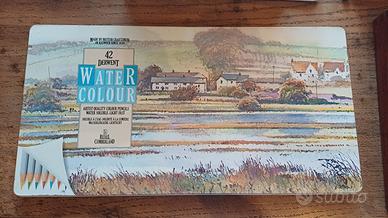 38 matite acquarellabili vintage Derwent