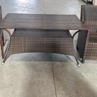 Tavoli e poltrone polyrattan nuovi