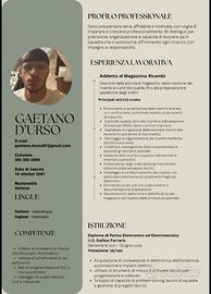Magazziniere/Neodiplomato Elettronica