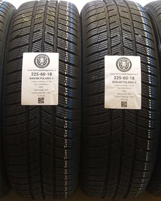 4 GOMME 225 60 18 BARUM A67789