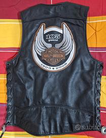 Gilet pelle Harley-Davidson 105th An.