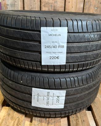 Gomme Michelin 245/40/18