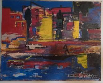 Quadro Astratto Olio su tela 30x40