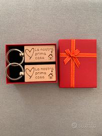 Portachiavi inciso personalizzato