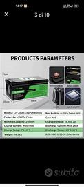 batteria lifepo4 200ah 12v