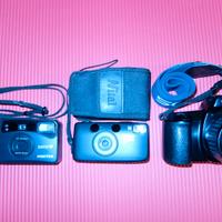 Due compatte + una reflex analogiche