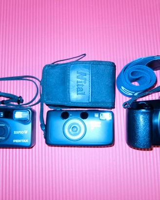 Due compatte + una reflex analogiche