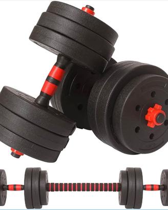 Pesi per palestra in casa  tot 25 kg