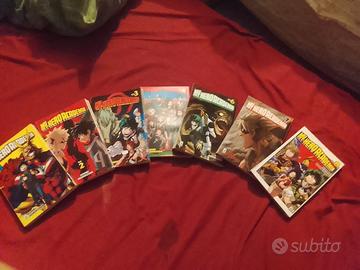 manga my Hero Academy vol 1-2-3-4-6-7-8