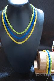 Set Collana e Bracciale Fatto a Mano