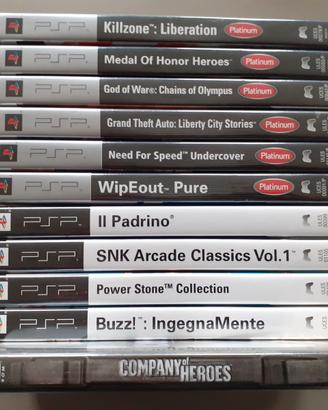 Lotto Giochi PSP + Company of Heroes PC