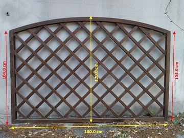 Grigliati in legno per verande, gazebo o pergolati