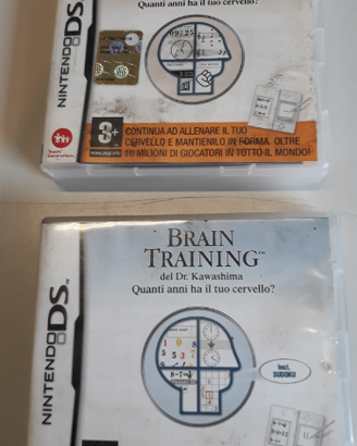 Brain Training e brain Train more per Nintendo DS