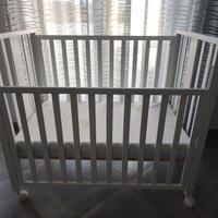 LETTINO MINI ERBESI BIANCO - CULLA 100 CM