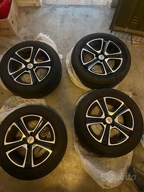 4 CERCHI IN LEGA SPATH 15” NERO/DIAMANTATI