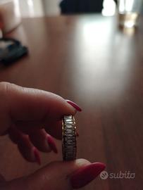 anello rosa cipria di pietre Marlú