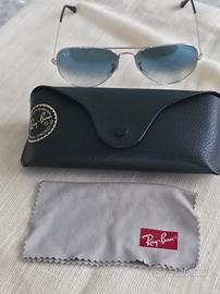 occhiali Ray-Ban Aviator Sfumato azzurro 