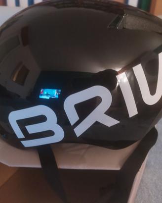 Casco da crono Briko 2001BW0 900 shiny black