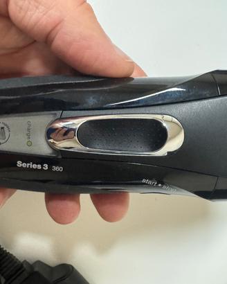 Rasoio BRAUN seire 3 360 a batterie con caricatore