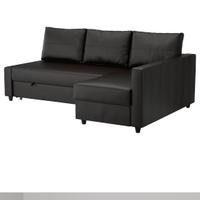 Divano in ecopelle con penisola