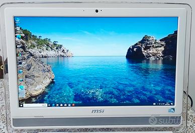 Computer MSI 22 pollici full hd perfetto.