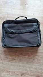 Borsa porta pc 15 pollici nera da lavoro unisex