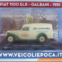 Veicoli d'Epoca - FIAT 1100 ELR Galbani 1951 -1/43