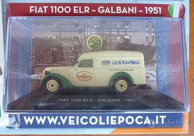 Veicoli d'Epoca - FIAT 1100 ELR Galbani 1951 -1/43