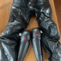 Pantaloni moto dainese pelle