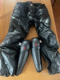 Pantaloni moto dainese pelle