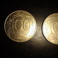 Monete 100 lire turrita