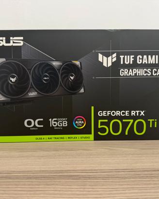 Scheda Video Asus Tuf RTX 5070 Ti OC Come nuova