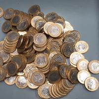 lotto di 1,8 kg di monete da 1000 lire 