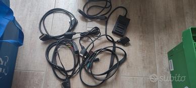 1 scart + audio,3 scart,1 tripla scart,1 component