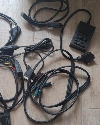 1 scart + audio,3 scart,1 tripla scart,1 component