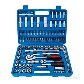 Valigetta 108 pz  Set Chiavi a Cricchetto Bussola 