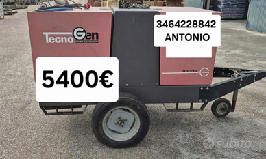 GRUPPO ELETTROGENO TECNOGEN 1700 ORE 24KVA 33 Cv