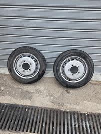 Coppia di ruote piaggio porter