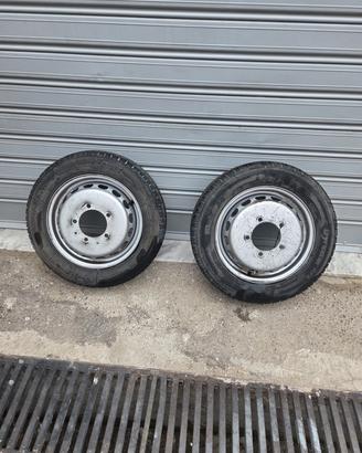 Coppia di ruote piaggio porter