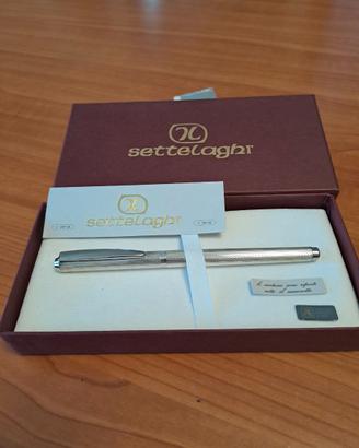 Penna stilografica Settelaghi argento 925
