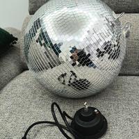 Sfera da discoteca da 40 cm con motore